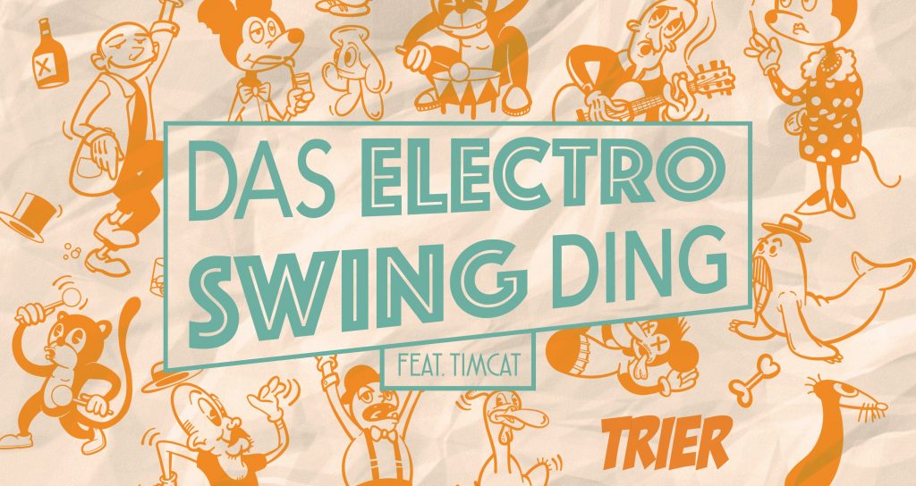 Das Logo von 'Das Electro Swing Ding' im Forum Club Trier