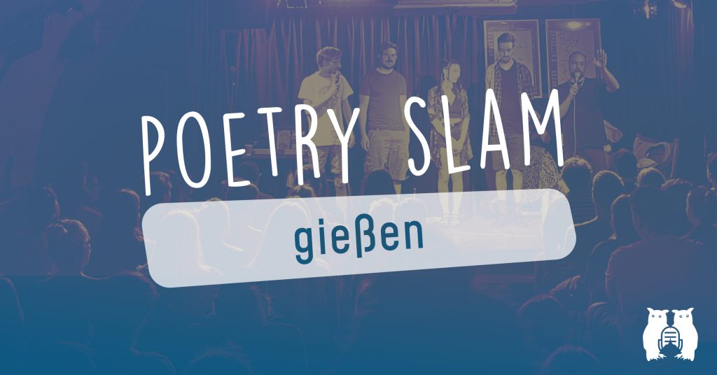 Finale Applausabstimmung beim Poetry Slam Gießen.