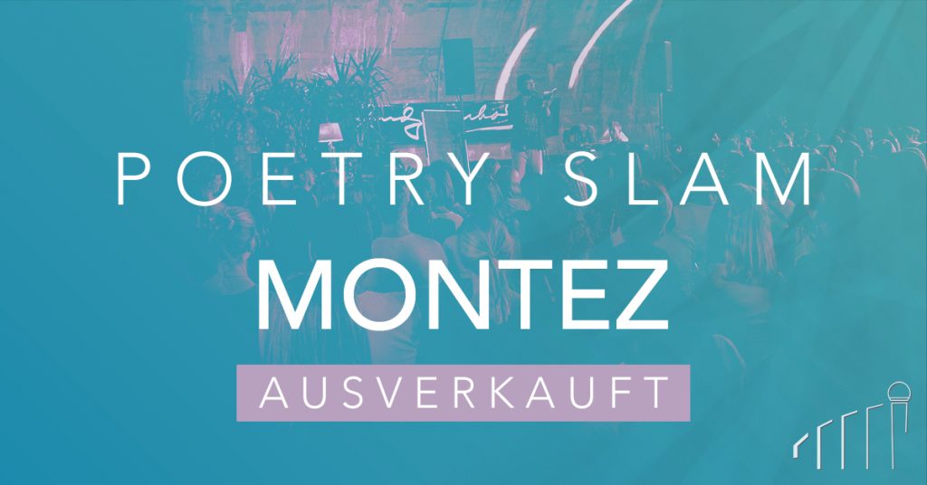 Johannes Floehr beim Poetry Slam im Kunstverein Familie Montez.