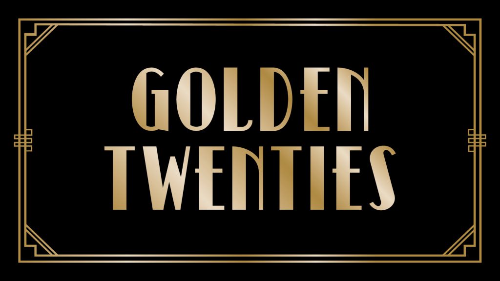 Das Logo der Golden Twenties Party.