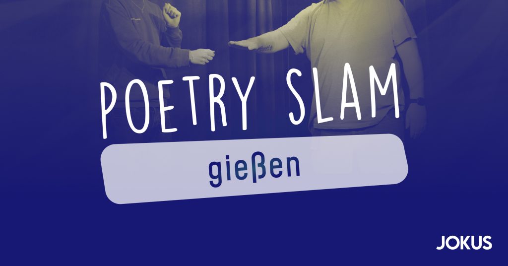 Benjamin Poliak und Tobi Katze beim Poetry Slam in Gießen.