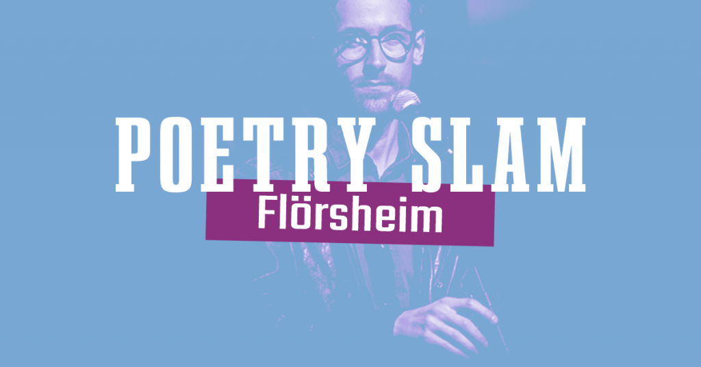 Benedict Hegemann beim Poetry Slam in Flörsheim.