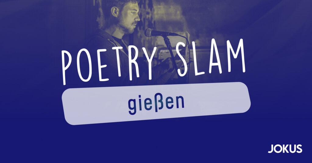 Daniel Wagner beim Poetry Slam in Gießen.